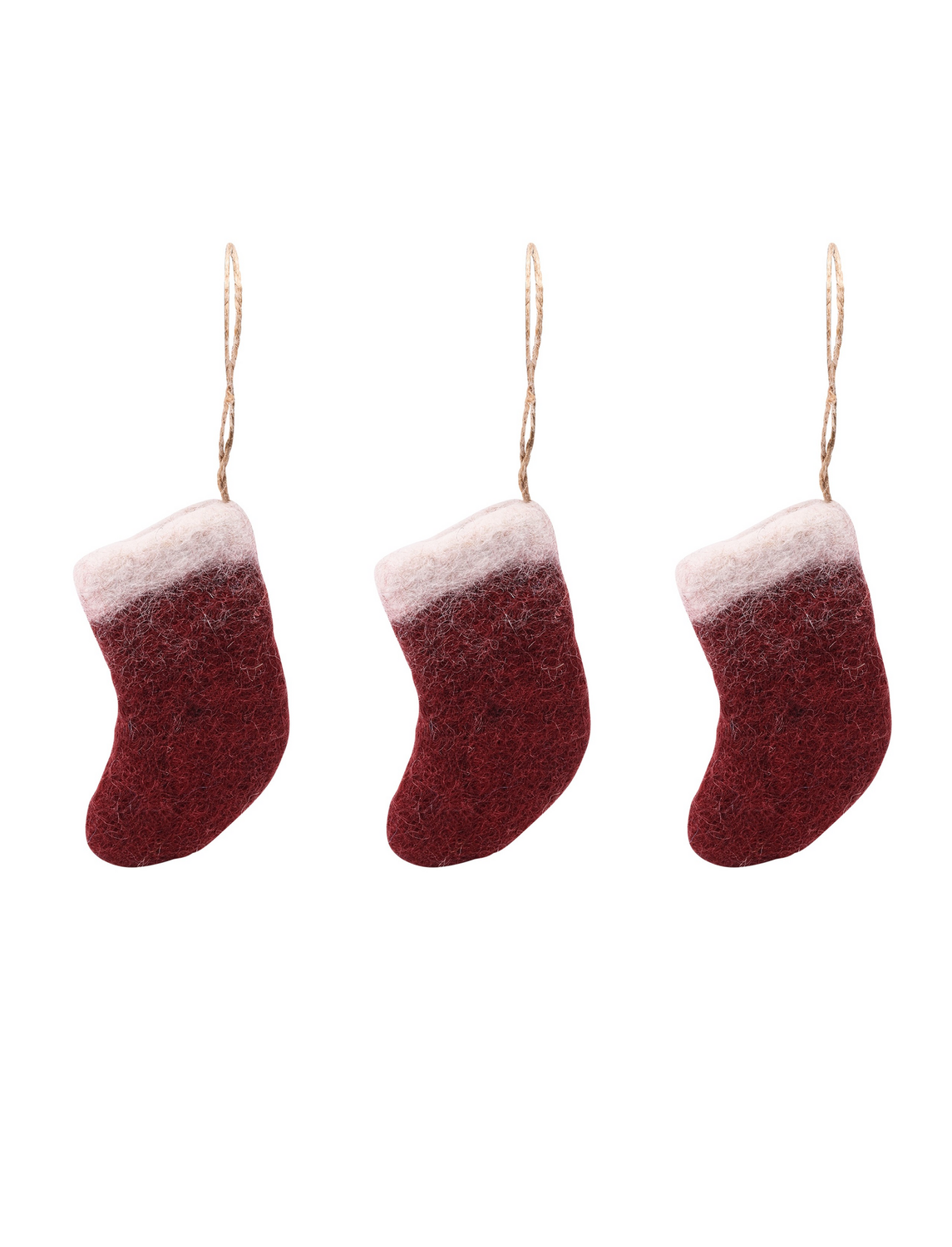 SOUTHWOLD STOCKINGS - SET OF 3 BERRY