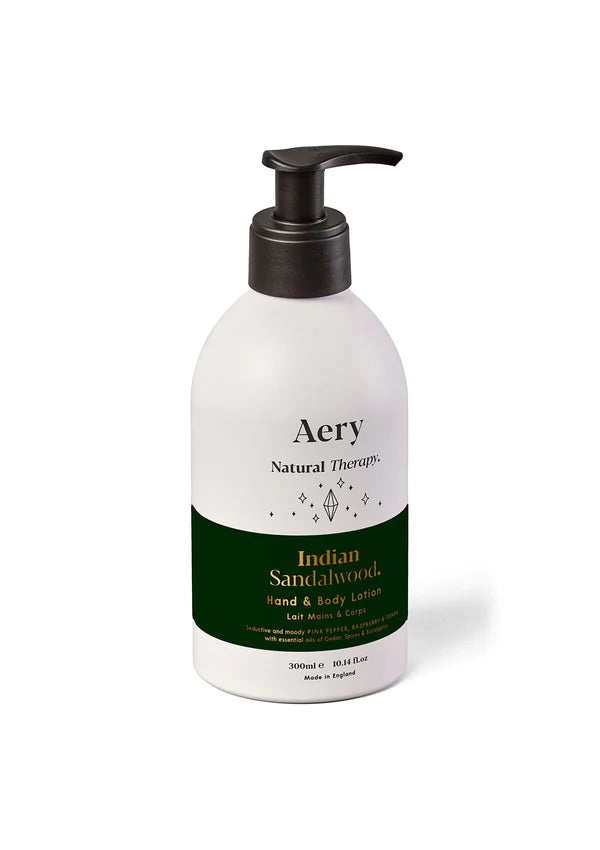 INDIAN SANDALWOOD HAND AND BODY LOTION - PEPPER RASPBERRY AND TONKA
