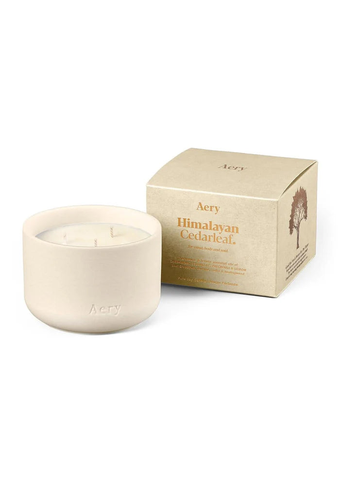 HIMALAYAN CEDARLEAF TRIPLE WICK CANDLE - CEDAR PATCHOULI AND LEMON