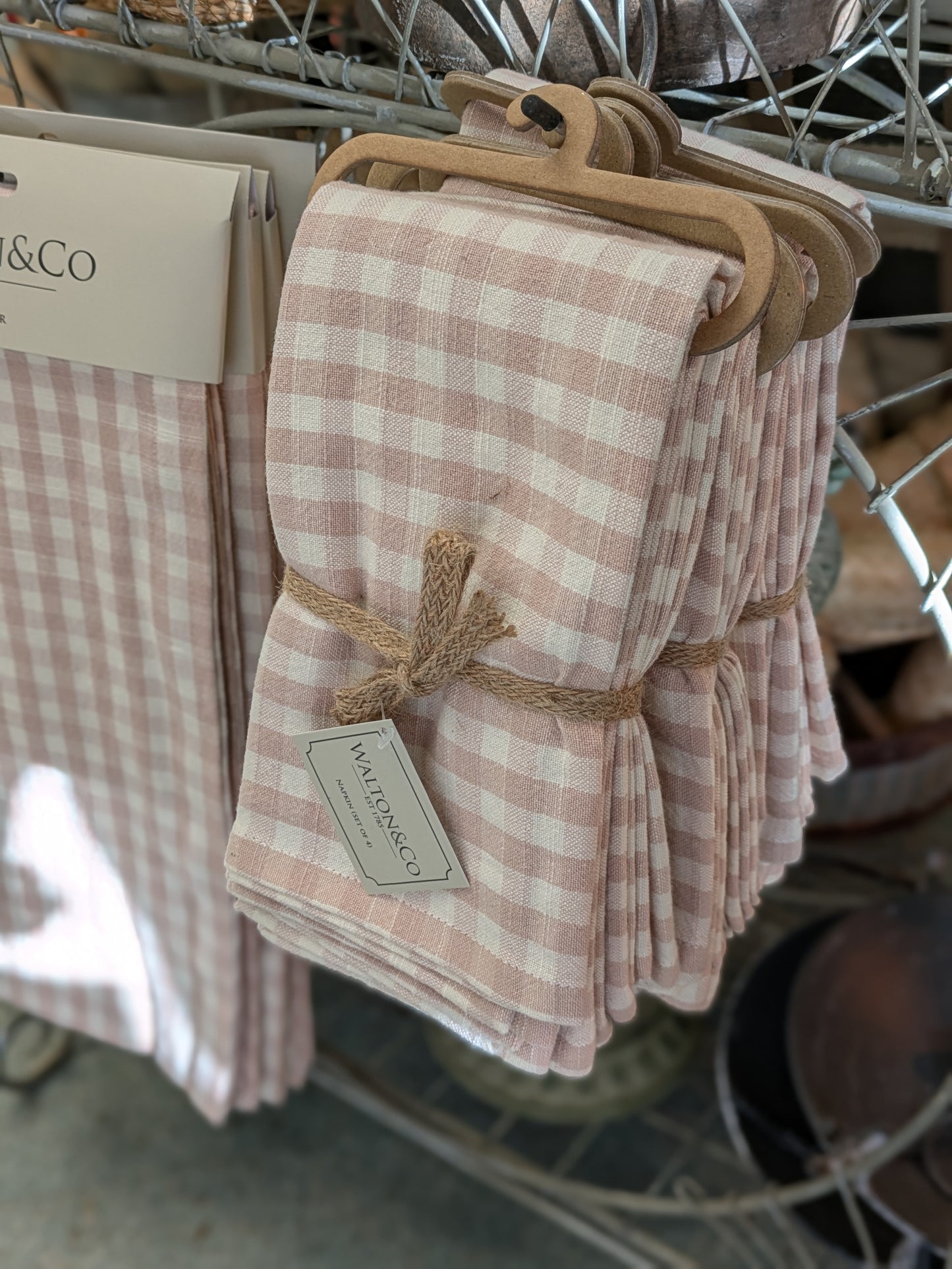 Gingham Napkins
