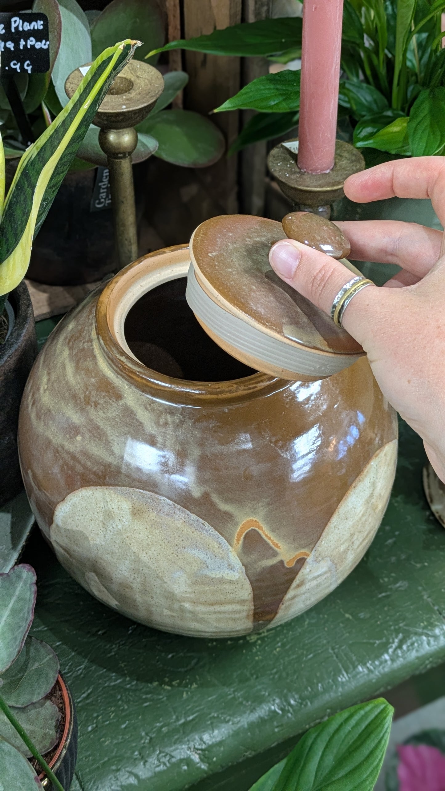 Stoneware Jar