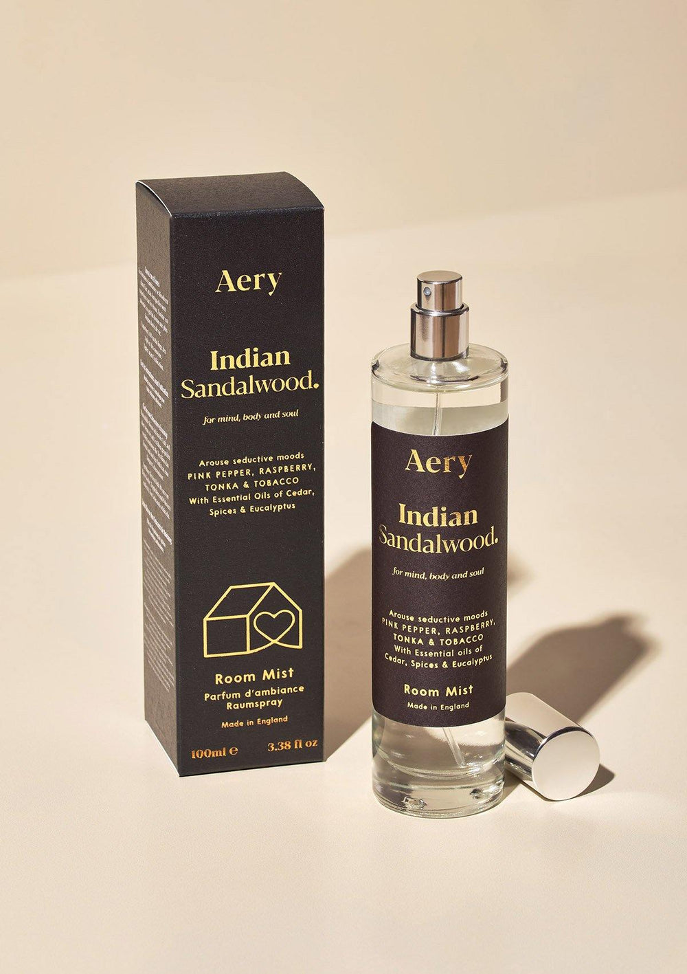 INDIAN SANDALWOOD ROOM MIST - PEPPER RASPBERRY AND TONKA
