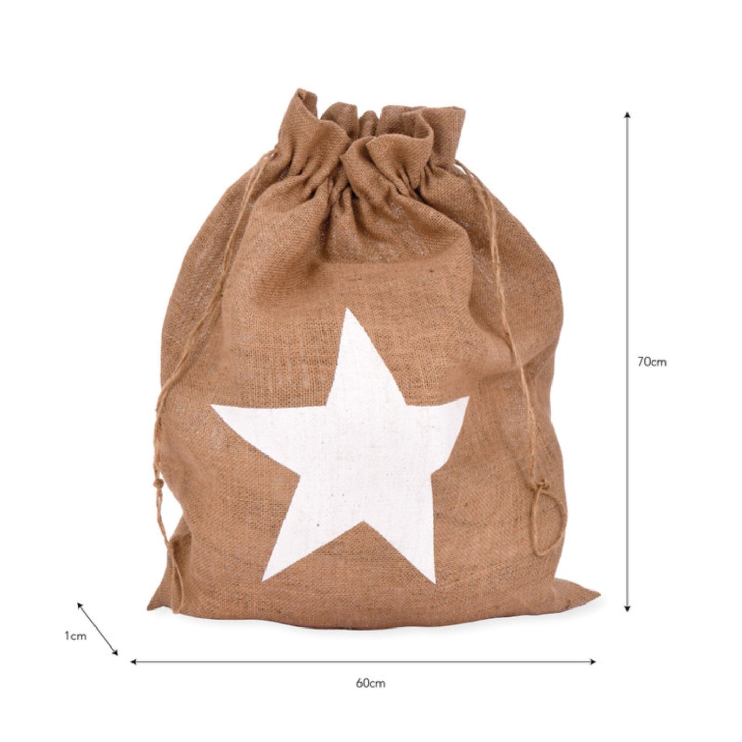 Christmas Jute Sack- Star