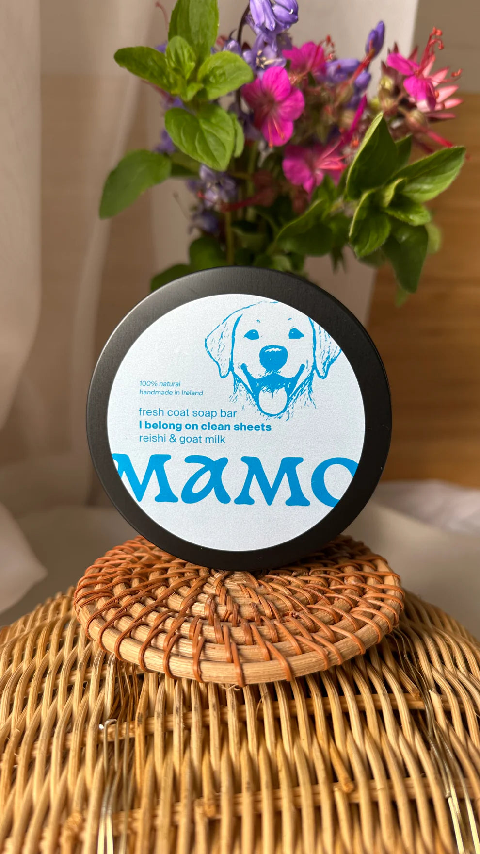 DOG CARE: Fresh Coat Dog Soap Bar — Reishi & Goat Milk