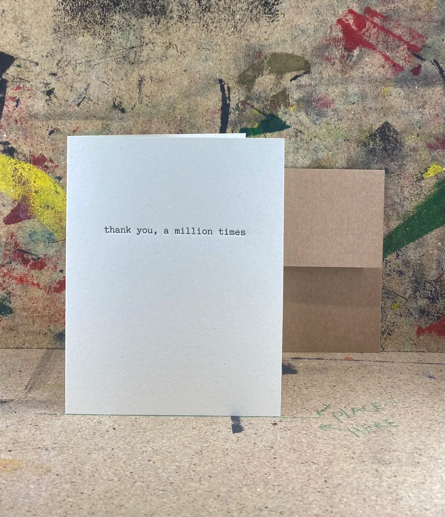 thank you, a million times