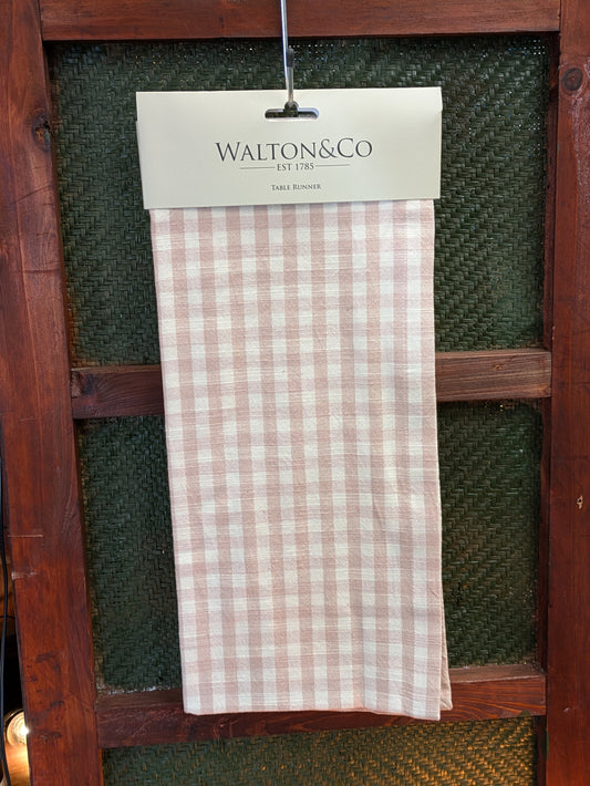 Gingham Table Runner