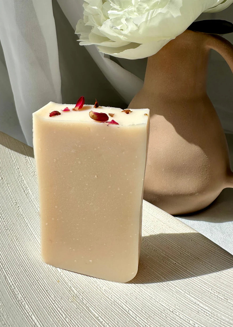 Rose Geranium & Pink Grapefruit Body Soap Bar "Radiate Grace"