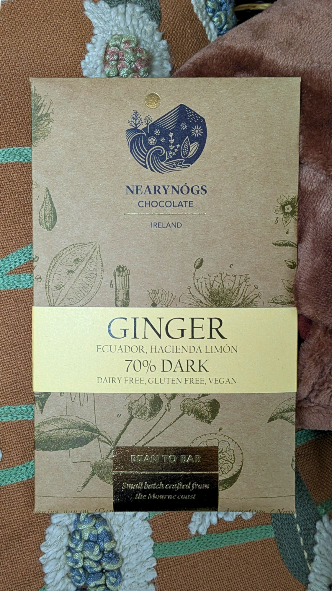 Ginger Chocolate Bar (60g)