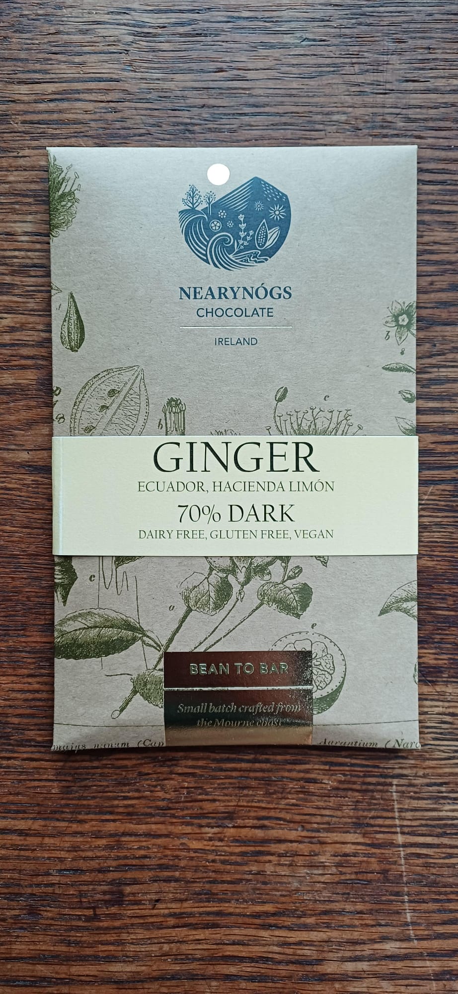 Ginger Chocolate Bar (60g)