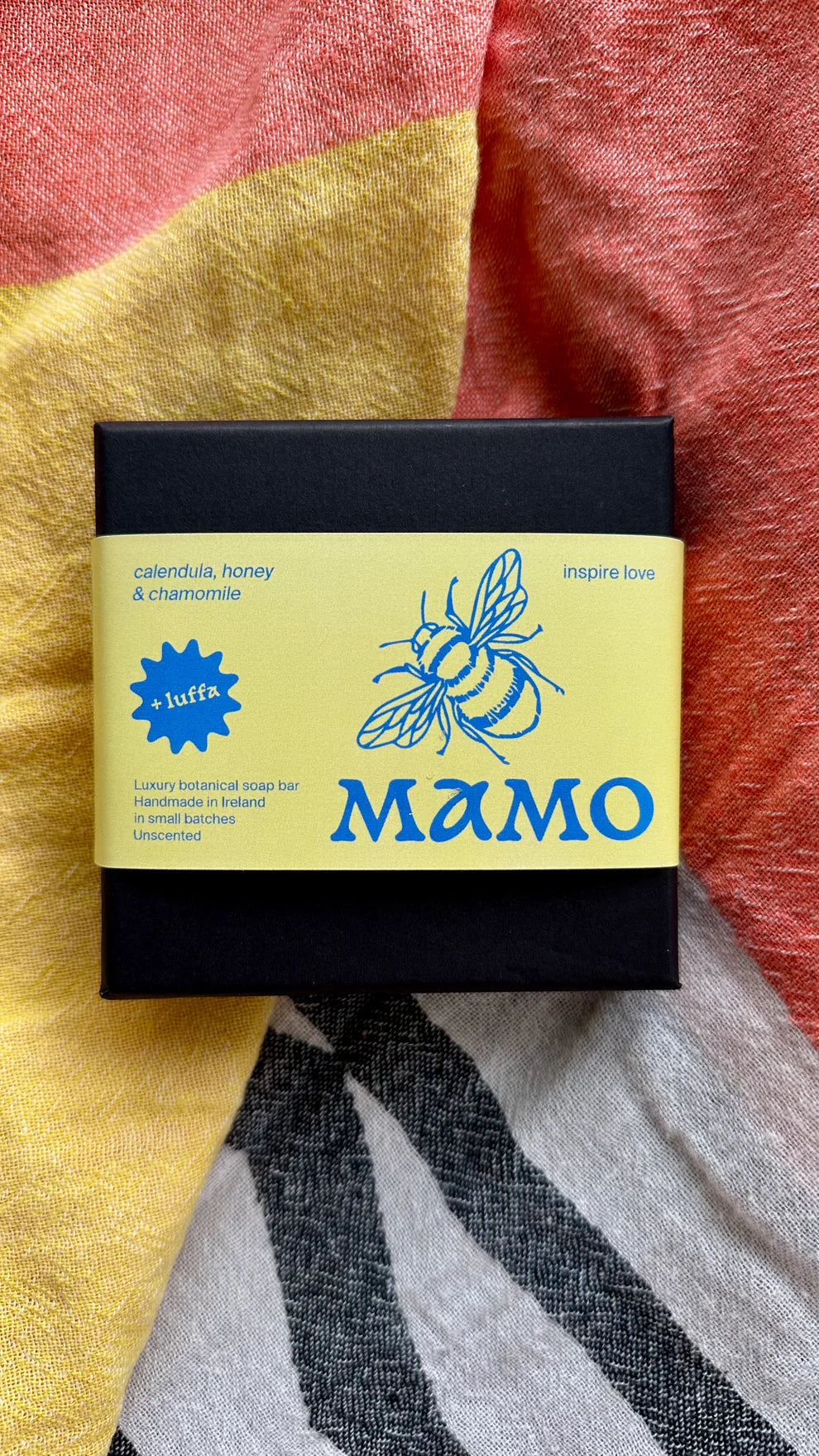 LUFFA Calendula, Chamomile & Honey | Natural Exfoliant Body Soap Bar | Unscented