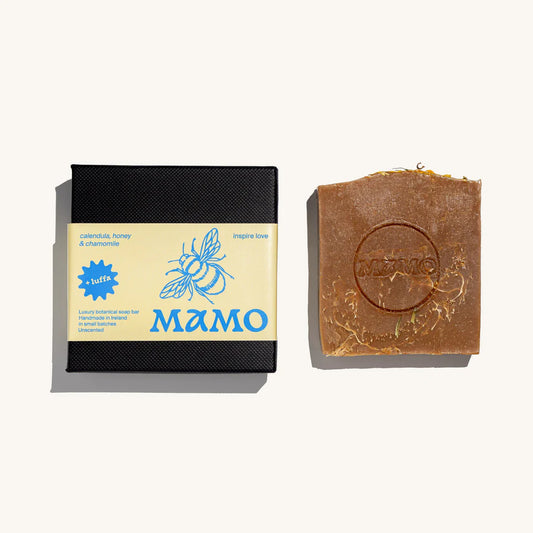 LUFFA Calendula, Chamomile & Honey | Natural Exfoliant Body Soap Bar | Unscented