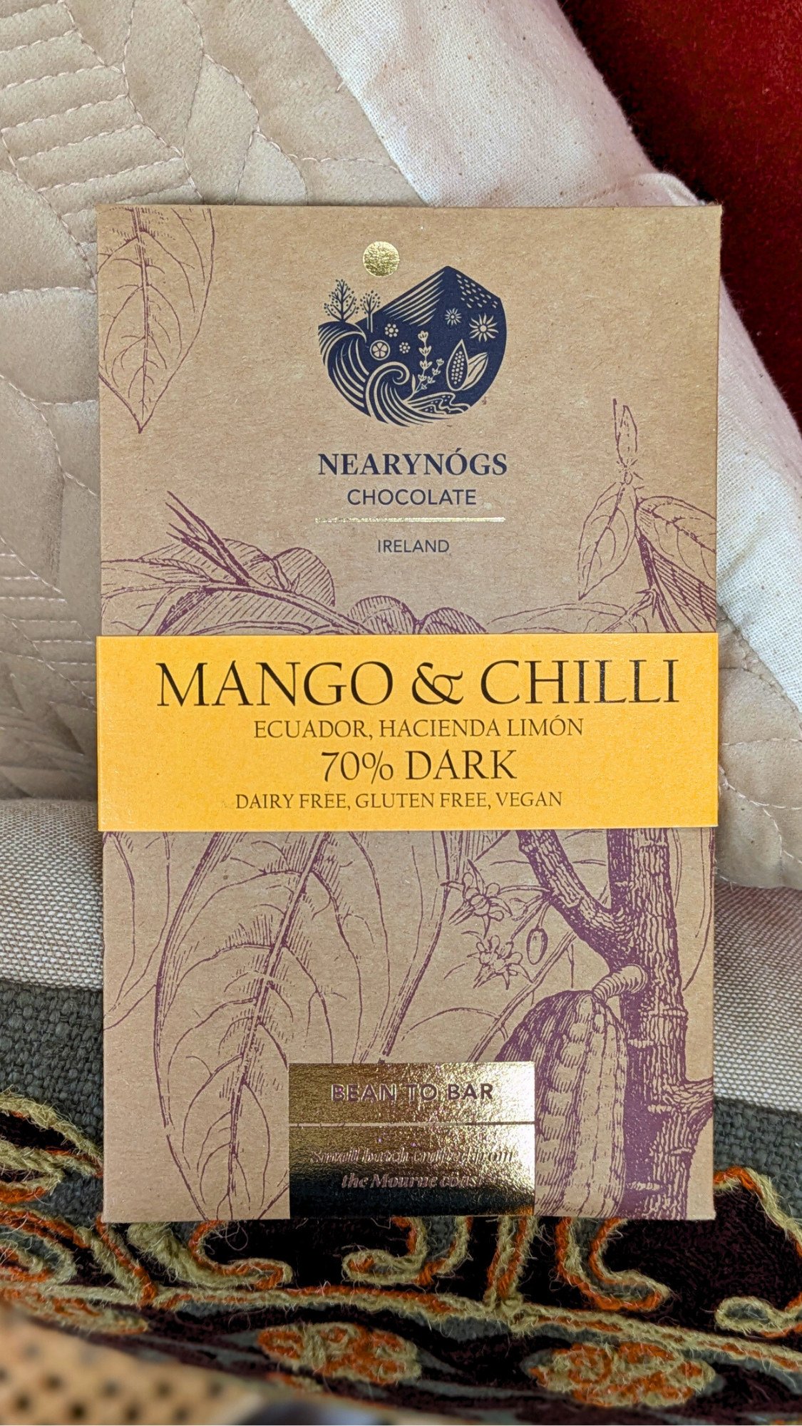 Mango & Chilli Chocolate Bar (60g)