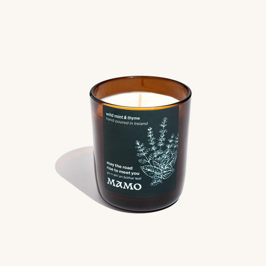 Wild Mint, Thyme & Sage Soy Candle | May The Road Rise To Meet You