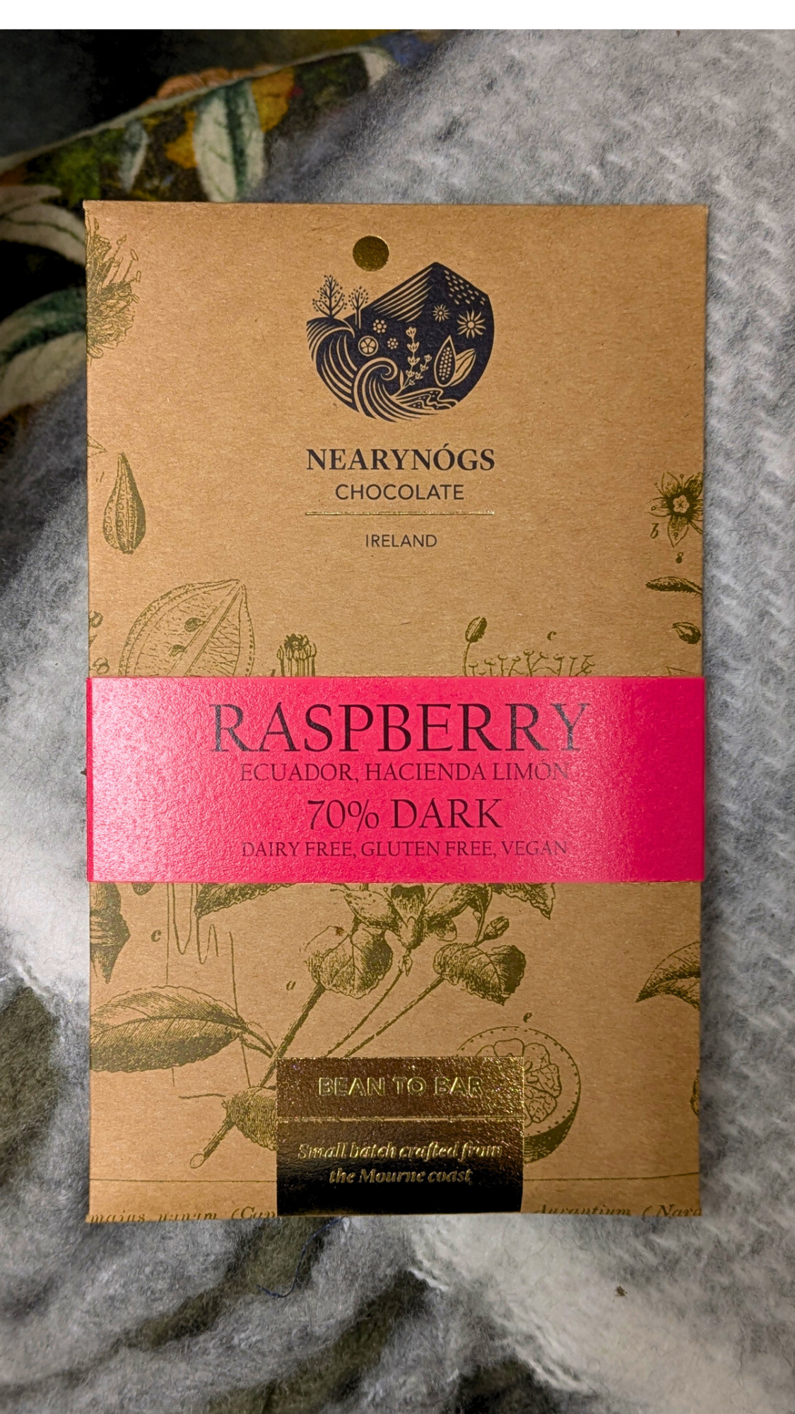 Raspberry Chocolate Bar (60g)