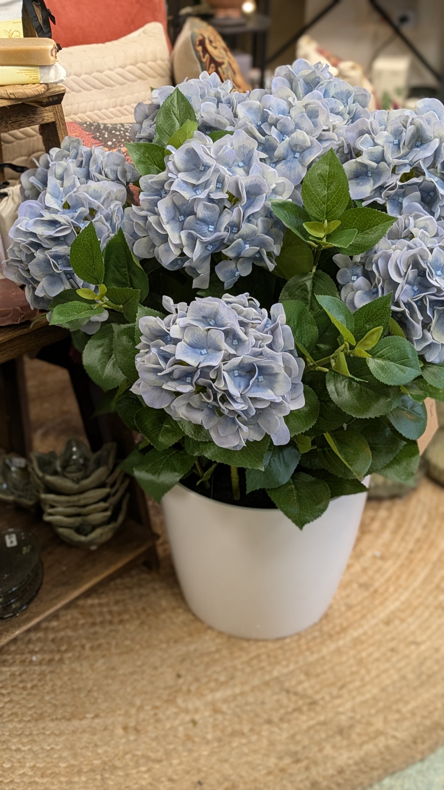 Faux Hydrangea Plant
