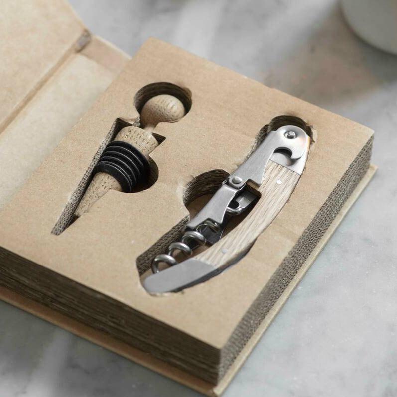 Bottle Opener & Stopper Set