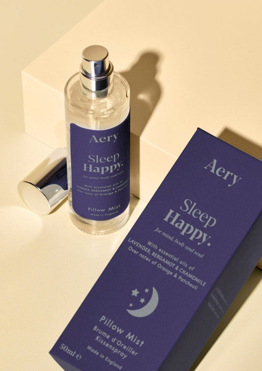 SLEEP HAPPY PILLOW MIST - LAVENDER BERGAMOT AND CHAMOMILE
