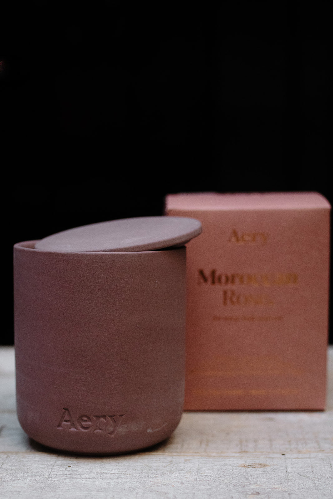 MOROCCAN ROSE SCENTED CANDLE - ROSE TONKA AND MUSK