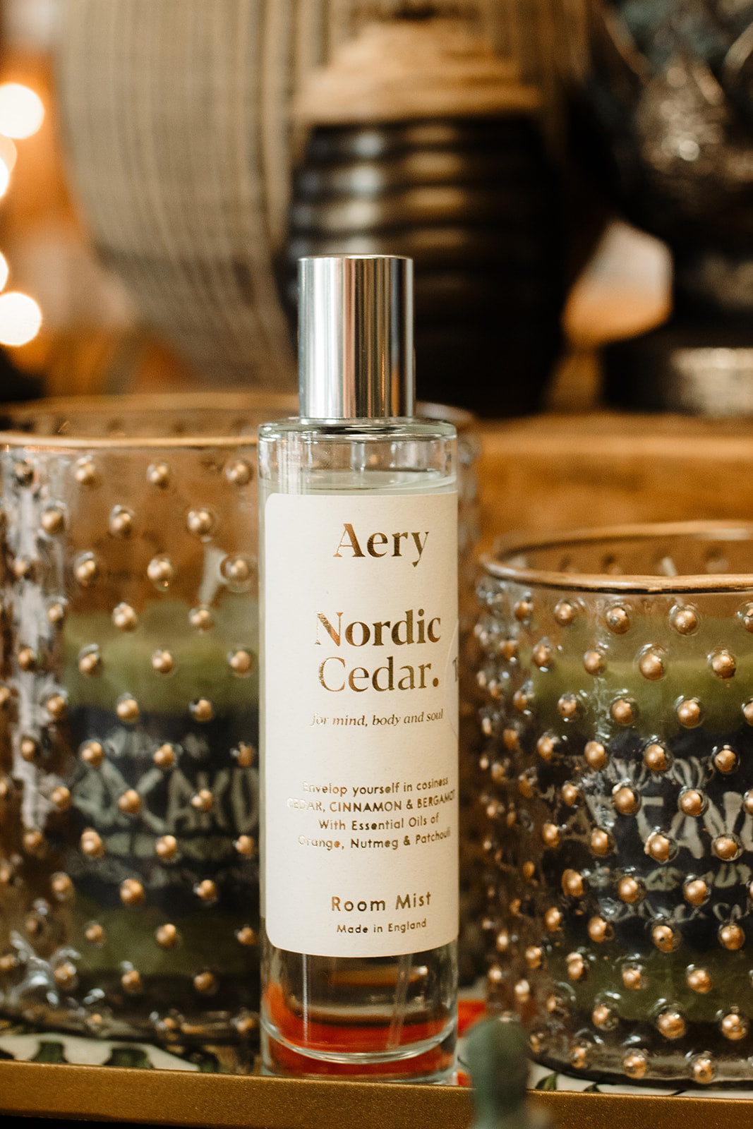 NORDIC CEDAR ROOM MIST - CEDAR CINNAMON AND BERGAMOT