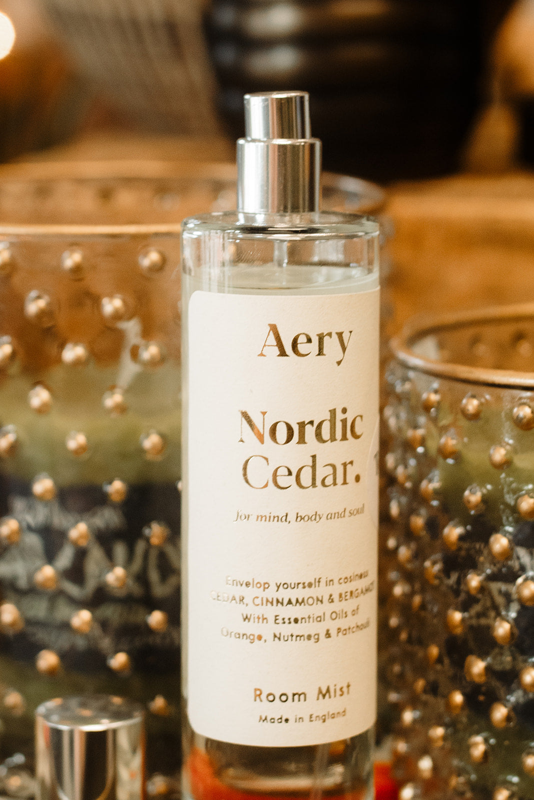 NORDIC CEDAR ROOM MIST - CEDAR CINNAMON AND BERGAMOT