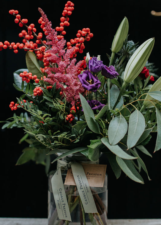 Classic Christmas Vase