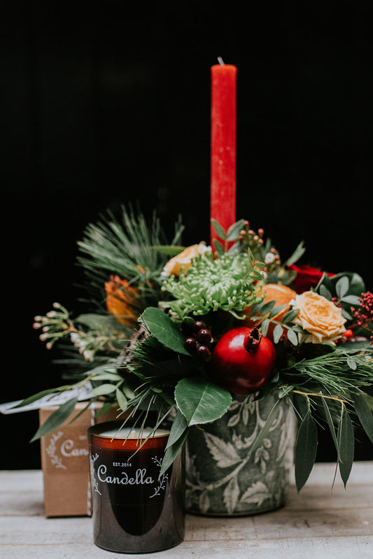 Festive Dutch Pot Candle, Gift Set