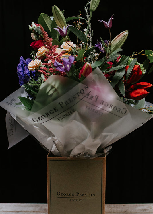 Seasons Greetings Hand-tied Bouquet