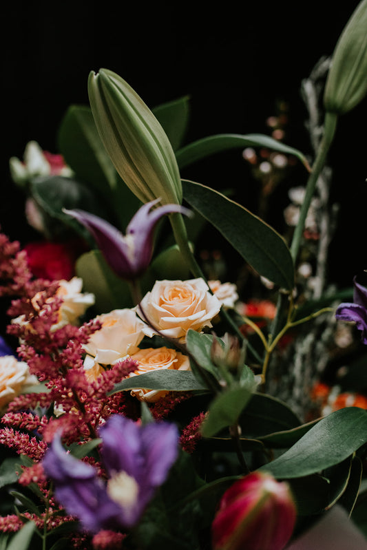 Seasons Greetings Hand-tied Bouquet