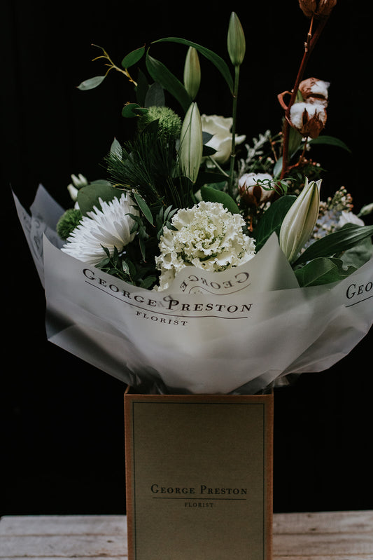 Winter Whites Hand-tied Bouquet